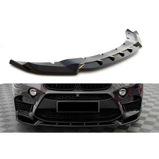 Передняя лип-накладка DPT V-2 (Для X6M F86, черный глянец) BMW X6 F16 2014-2019 гг. фото 1