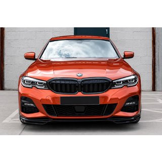 Накладка на передний бампер Lip MP-Style (для M-Sport 2018-2022, ABS) BMW 3 серия G20/G21 2018- гг. фото 1