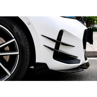 Накладки на передний бампер AC-Style (для M-Sport 2023+, ABS) BMW 3 серия G20/G21 2018- гг. фото 2