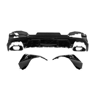 Диффузор заднего бампера с насадками на выхлоп (для G26 M-Sport) фото 3