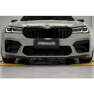 Накладка на передний бампер Lip CS-Style (для M5 2020-2023, ABS) BMW 5 серия G30/G31 2017–2023 гг. фото 1