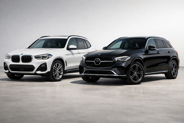 BMW X3 vs Mercedes-Benz GLC: какой кроссовер выбрать? фото 1