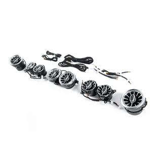 LED-накладки на дефлекторы вентиляции (2014-2017, 7 цветов) Mercedes S-сlass W222 2013-2022 гг. фото 4