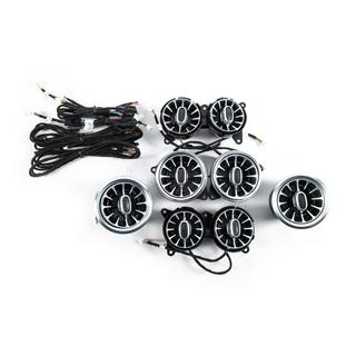 LED-накладки на дефлекторы вентиляции (2014-2017, 7 цветов) Mercedes S-сlass W222 2013-2022 гг. фото 2