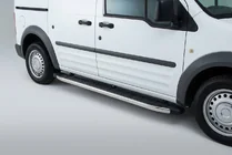 Ford Connect 2010-2013 гг. Боковые Подножки BlackLine (2 шт, Алюминий) фото 1