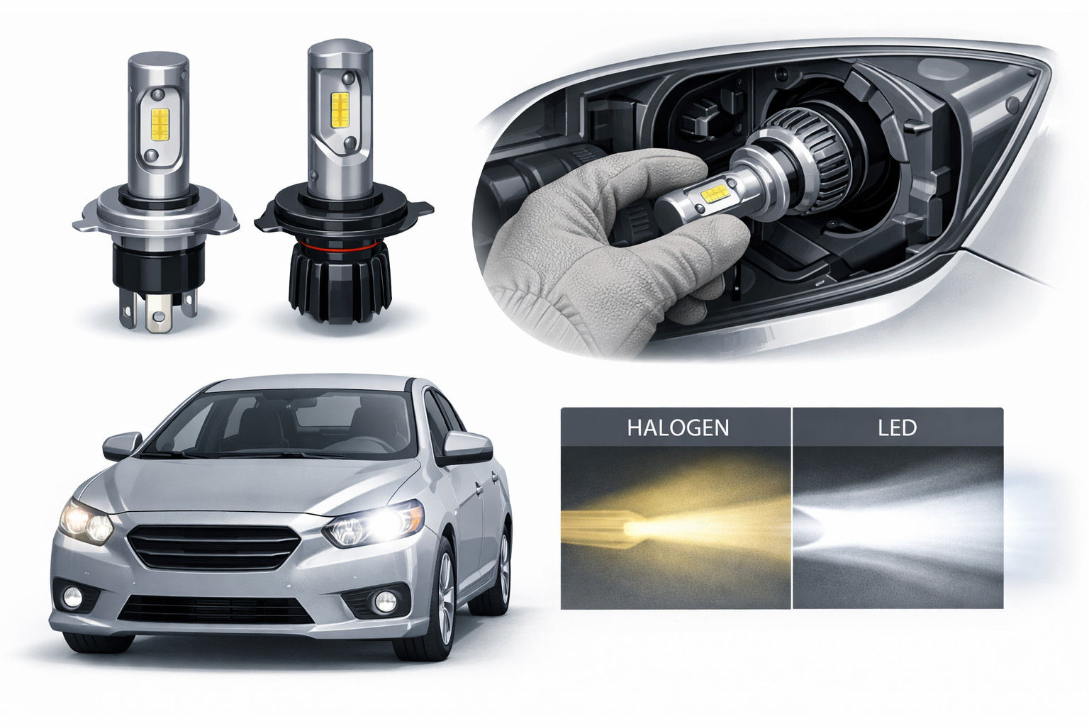 Как выбрать LED-лампы для авто: цоколь и яркость