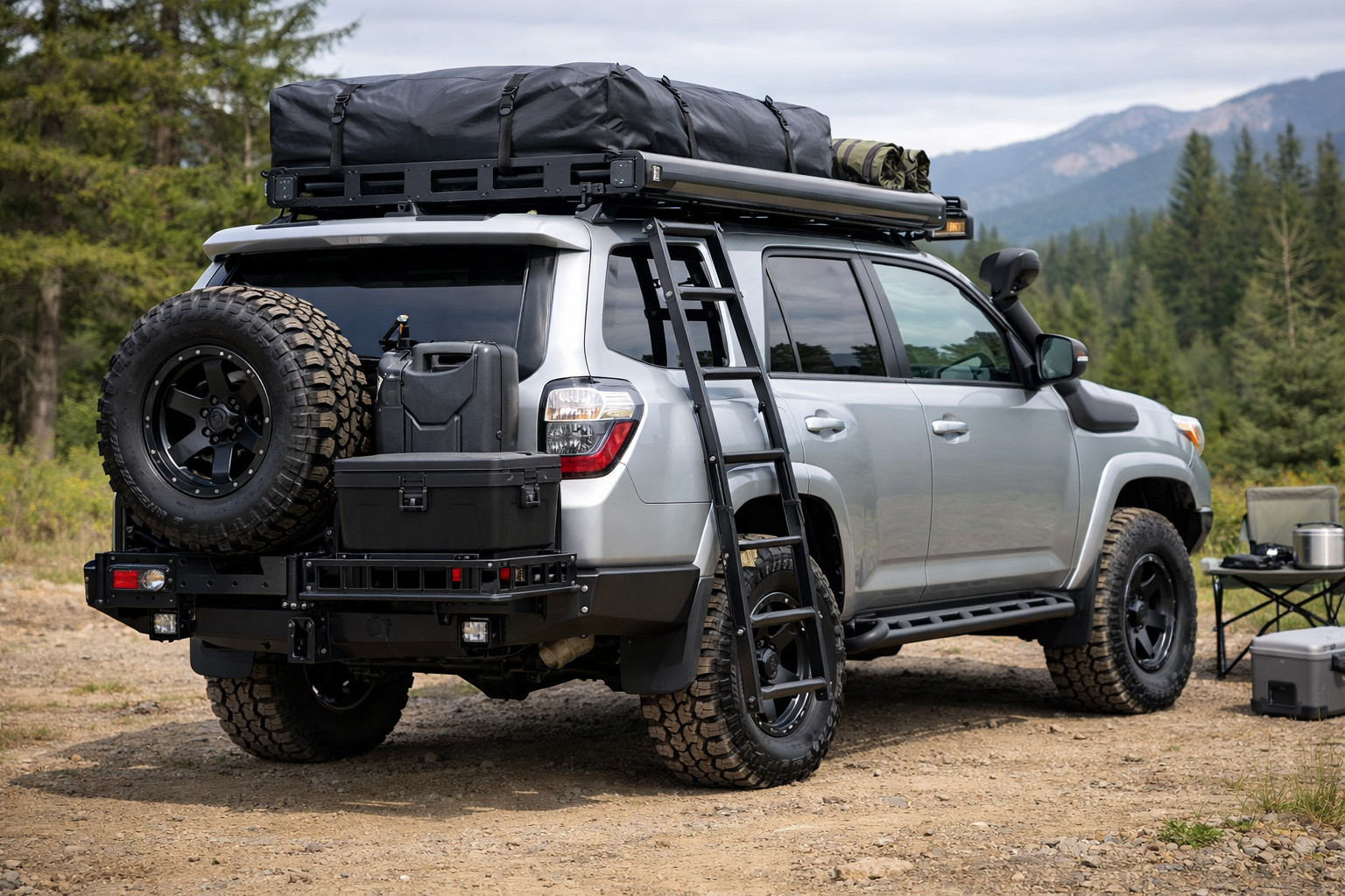 Что поставить на Toyota 4Runner после покупки для выездов и багажа