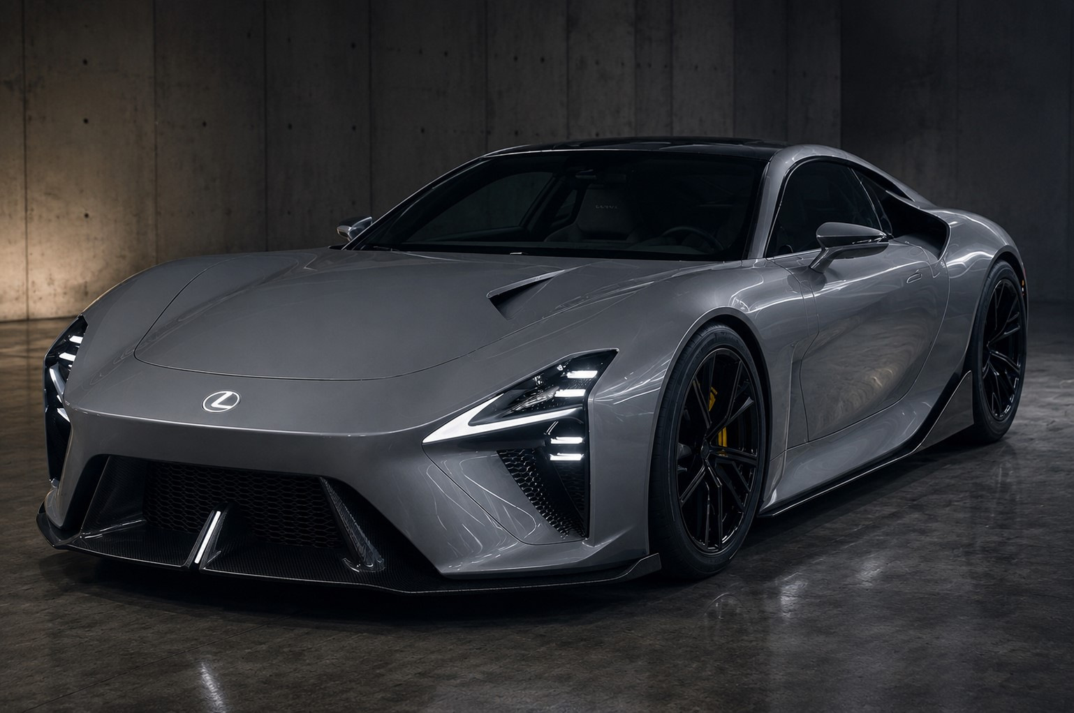 Электрический Lexus LFA Concept впервые показали в движении: что известно