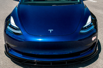 Tesla Model 3 2017- гг. Накладка на передний бампер Lip Fast (для 2017-2023) фото 7