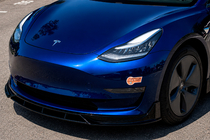 Tesla Model 3 2017- гг. Накладка на передний бампер Lip Fast (для 2017-2023) фото 6
