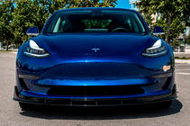 Tesla Model 3 2017- гг. Накладка на передний бампер Lip Fast (для 2017-2023) фото 10
