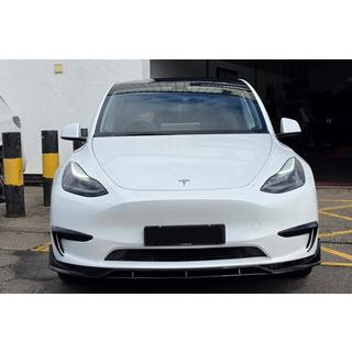 Накладка на передний бампер Lip Fast (для 2020-2024) Tesla Model Y 2020- гг. фото 1