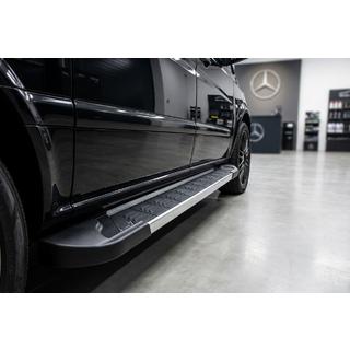 Боковые пороги RedLine V1 (2 шт., алюминий) Mercedes Vito W639 2004-2014 гг.