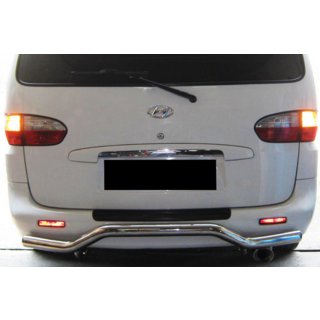 Задняя дуга AK-005 (нерж. сталь) Hyundai H200, H1, Starex 1998-2007 гг. фото 2