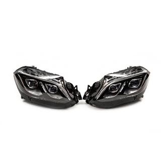 Передние фары Xenon to LED (для авто, переоборудованных из GL в GLS, 2 шт.) Mercedes GL/GLS сlass X166 2012-2019 гг. фото 1