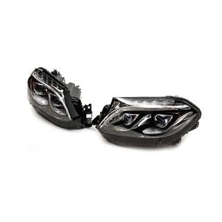 Передние фары Xenon to LED (для авто, переоборудованных из GL в GLS, 2 шт.) Mercedes GL/GLS сlass X166 2012-2019 гг. фото 2