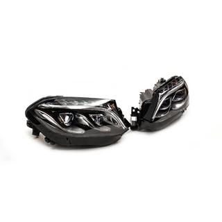 Передние фары Xenon to LED (для авто, переоборудованных из GL в GLS, 2 шт.) Mercedes GL/GLS сlass X166 2012-2019 гг. фото 3