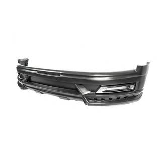 Накладка (лип-спойлер) на передний бампер Wald (для 2016-2021) Toyota Land Cruiser 200 2007-2021 гг. фото 2