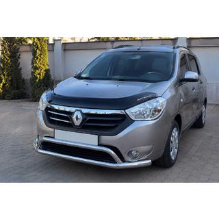 Передняя защита ST014 (нержавейка) Renault Lodgy 2013-2022 гг.