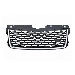 Решетка радиатора SVO черная с серебристыми полосами (2013) Range Rover IV L405 2013-2021 гг.