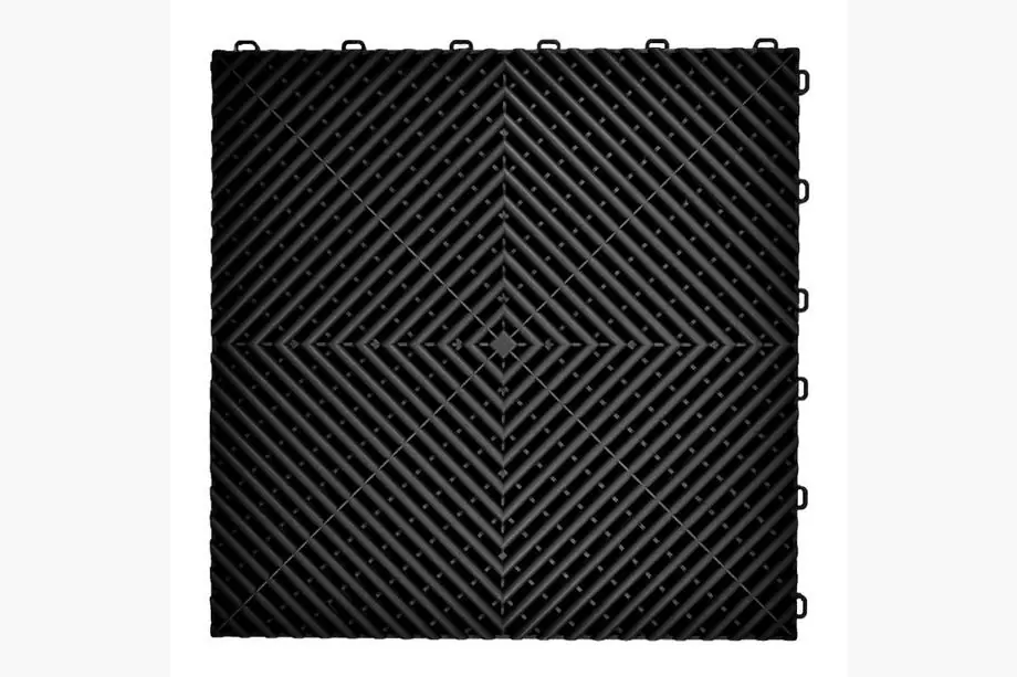 Модульная плитка P/P (40x40x1,8 см, чёрная) Фото 1