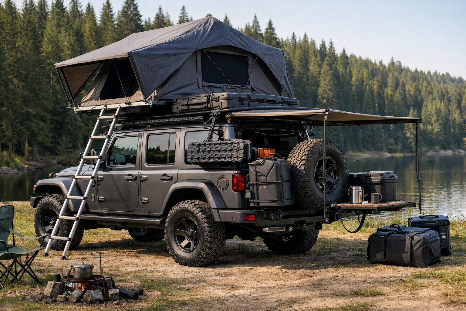 Пакет доработок Jeep Wrangler 2018+ для природы, груза и ежедневного комфорта