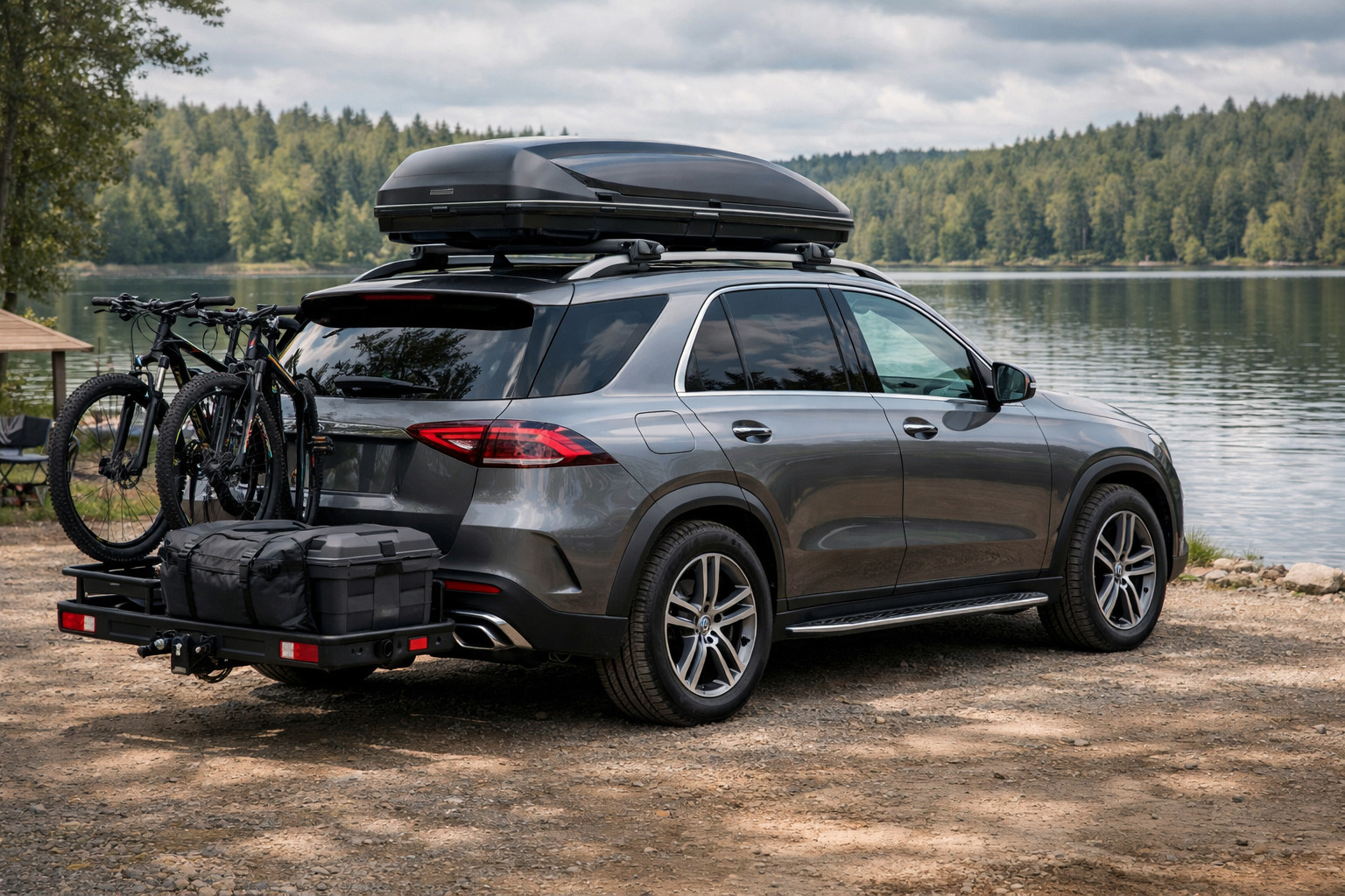 Что установить на Mercedes GLE W167 для семейных поездок и багажа на крыше