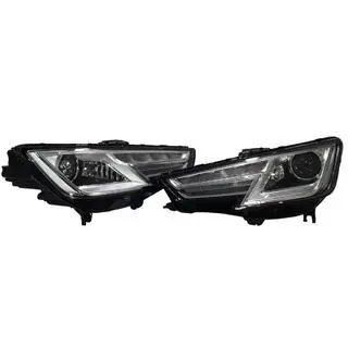 Передние светодиодные фары (2015-2020, Halogen to LED, 2 шт) Audi A4 B9 2015-2024 гг.