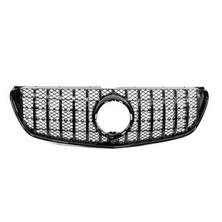 Передняя решётка радиатора Diamond Black (2014-2019 для V-class) Mercedes Vito/V-class W447 2014- гг. фото 1