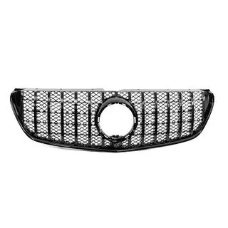 Передняя решётка радиатора Diamond Black (2014-2019 для V-class) Mercedes Vito/V-class W447 2014- гг. фото 1