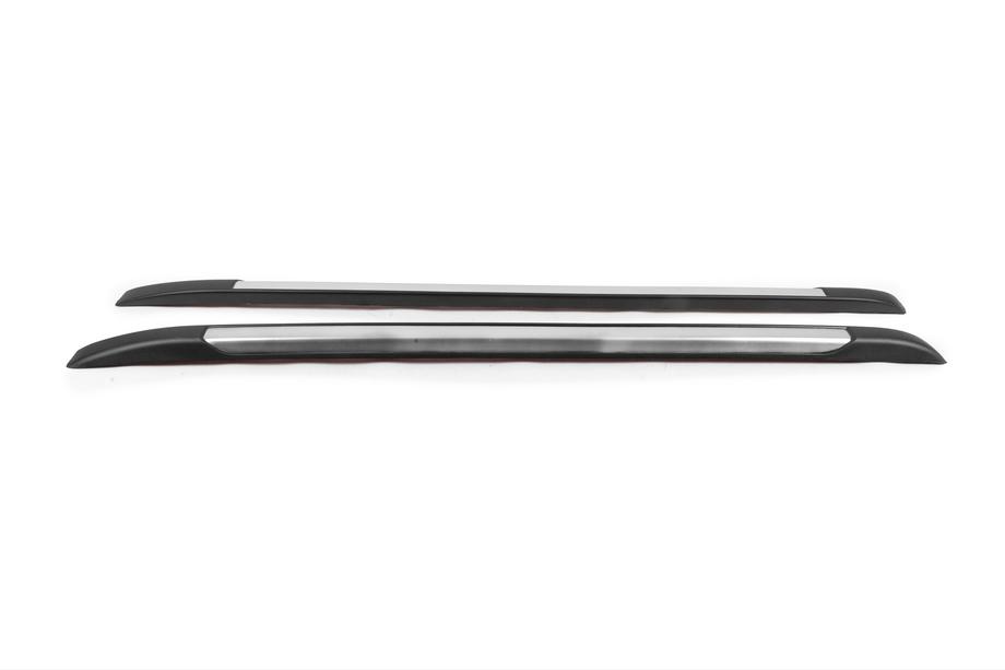 Toyota Hilux 2006-2015 гг. Интегрированные рейлинги серые OEM (на двухсторонний скотч) Фото 2