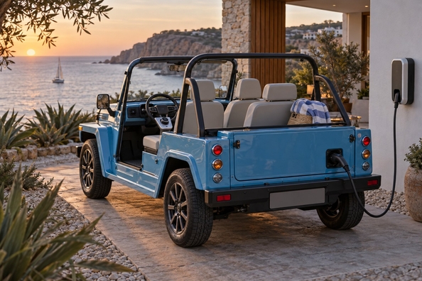 Electric MOKE нового поколения: пляжный электрокар с удвоенным запасом хода