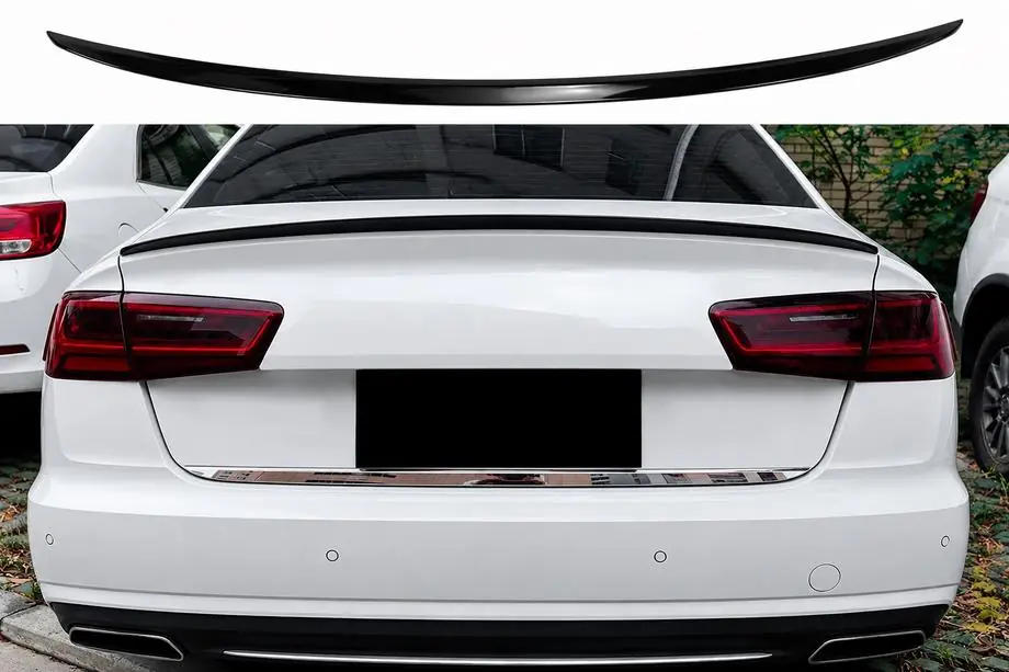 Audi A6 C7 2011–2018 гг. Спойлер S-Style (для SD, чёрный глянец) Фото 1