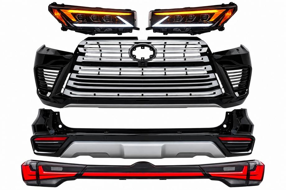 Toyota Highlander 2013-2019 гг. Комплект обвеса в стиле LX600 Фото 2