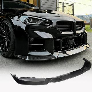 Накладка на передний бампер Lip V3 (для G87, карбон) фото 1