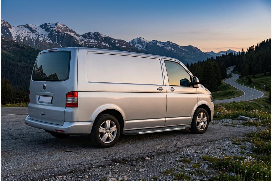 Volkswagen T5 Multivan 2003–2010 гг. Боковые Подножки Duru (2 шт., Алюминий) Фото 2