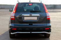 Honda CRV 2007-2011 гг. Задняя дуга AK008 (нержавейка) фото 1