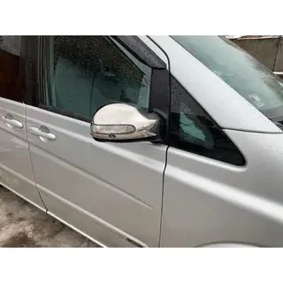 Накладки на Зеркала Нержавейка (2004-2010, Viano, 2 шт) Mercedes Viano 2004-2014 гг. фото 3