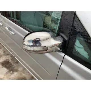Накладки на Зеркала Нержавейка (2004-2010, Viano, 2 шт) Mercedes Viano 2004-2014 гг. фото 4
