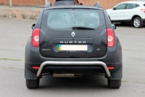 Renault Duster 2008–2017 гг. Задняя дуга скоба (нержавейка) фото 2