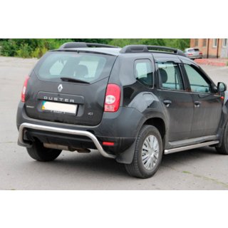 Задняя дуга скоба (нержавейка) Renault Duster 2008–2017 гг. фото 1