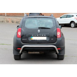 Задняя дуга скоба (нержавейка) Renault Duster 2008–2017 гг. фото 2