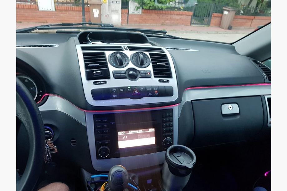 Mercedes Vito W639 2004-2014 гг. Накладки на панель (Meric, Полный комплект) 2006-2014, Карбон Фото 12