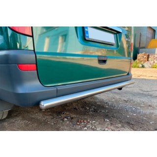 Задняя дуга AK002 (нерж. сталь) Mercedes Vito W639 2004-2014 гг. фото 2