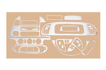 Mercedes Sprinter W901/902/903/904/905 1995–2006 гг. Накладки на панель приборов (Meric) для cdi 2000-2006 Карбон фото 6