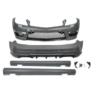 Комплект обвеса C63 AMG Mercedes C-class W204 2007-2015 гг. фото 2