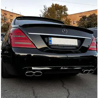 Насадки на выхлоп AMG S65 фото 2
