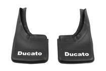 Fiat Ducato 1995-2006 гг. Премиум модельные брызговики с углублениями (2 шт) фото 2