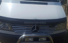 Mercedes Sprinter W901/902/903/904/905 1995–2006 гг. Хромированные накладки на решетку радиатора (1995-2000, 12 частей, нержавейка) фото 3