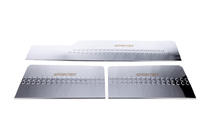 Накладки на внутренние пороги нержавеющие Carmos V1 (3 шт) фото 2